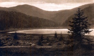 Jezero na začátku 20. století