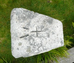 Hraniční kámen 1772 shora