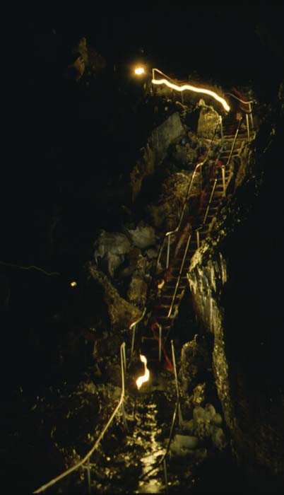 The Stairs in Lava River Cave