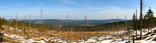 Panorama údolí Křemelné