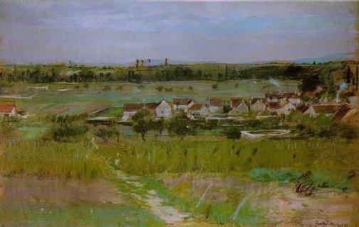 Maurecourt en 1873, par berthe Morisot