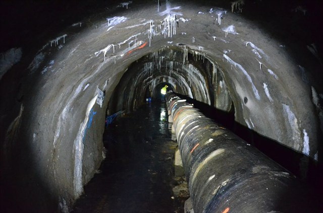 Tunel uložení potrubí