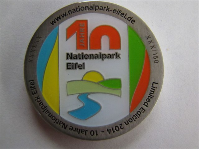 EventCoin - 10 Jahre Nationalpark Eifel - Antiksilber - Vorderseite