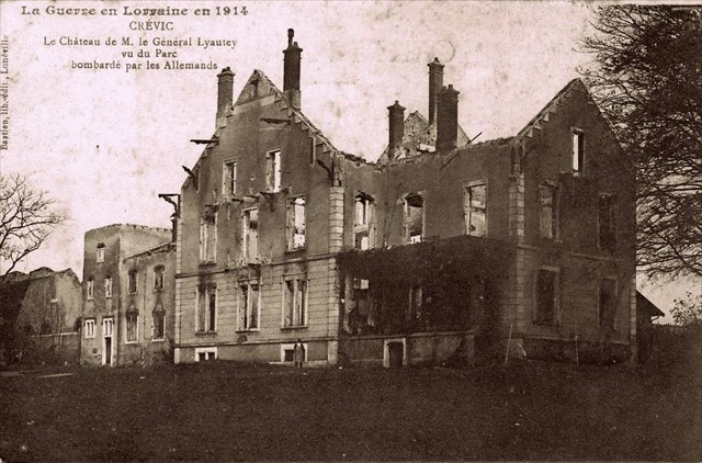 Le château Lyautey (août 1914)