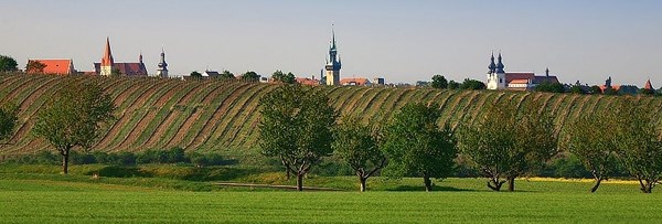 Pohled na jihomoravské město Znojmo.