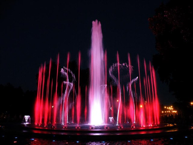 Musical fountain