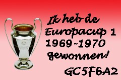 Europacup 1 1969-1970