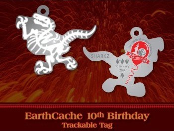 EarthCache 10th Birthday Geocoin