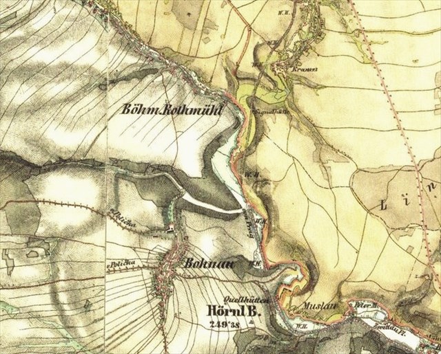 Mapa z 19. stol.