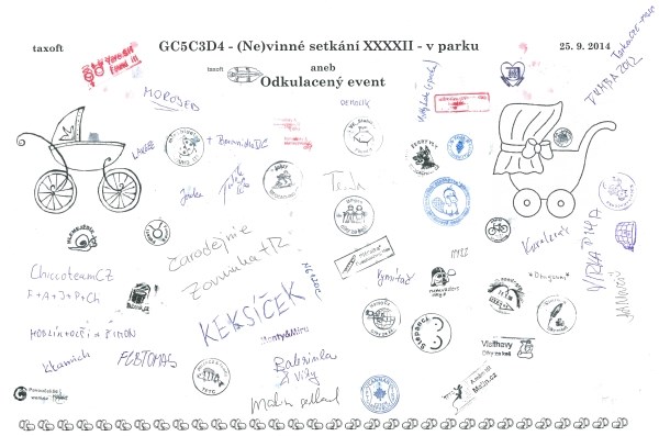 GC5C3D4 - Nevinné setkání XXXXII - v parku - logbook
