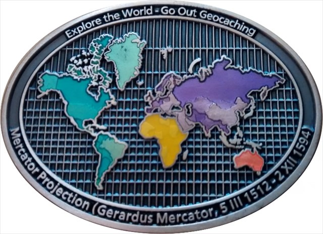 Mercator-Coin Rückseite
